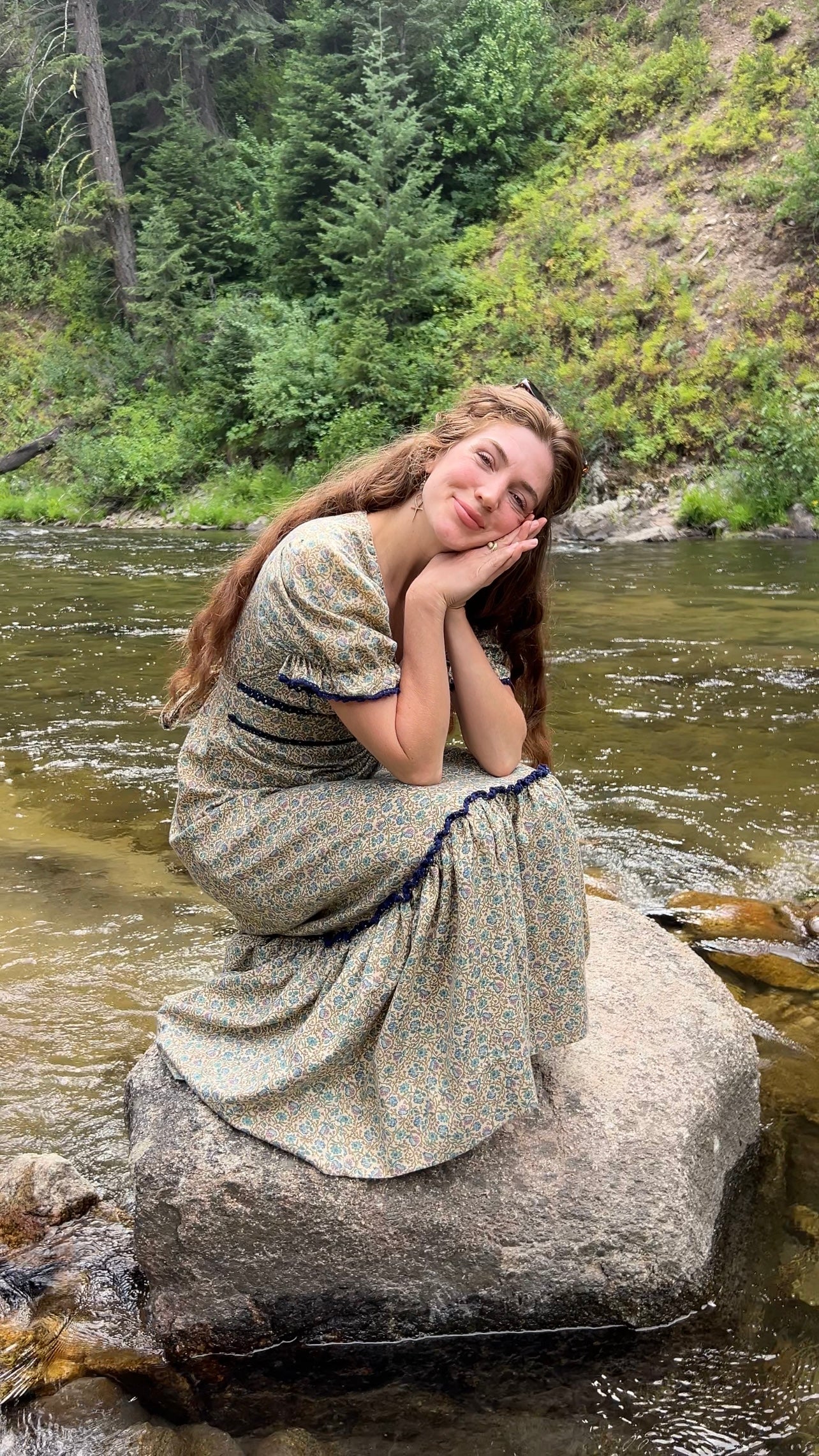 1970’s rare floral maxi