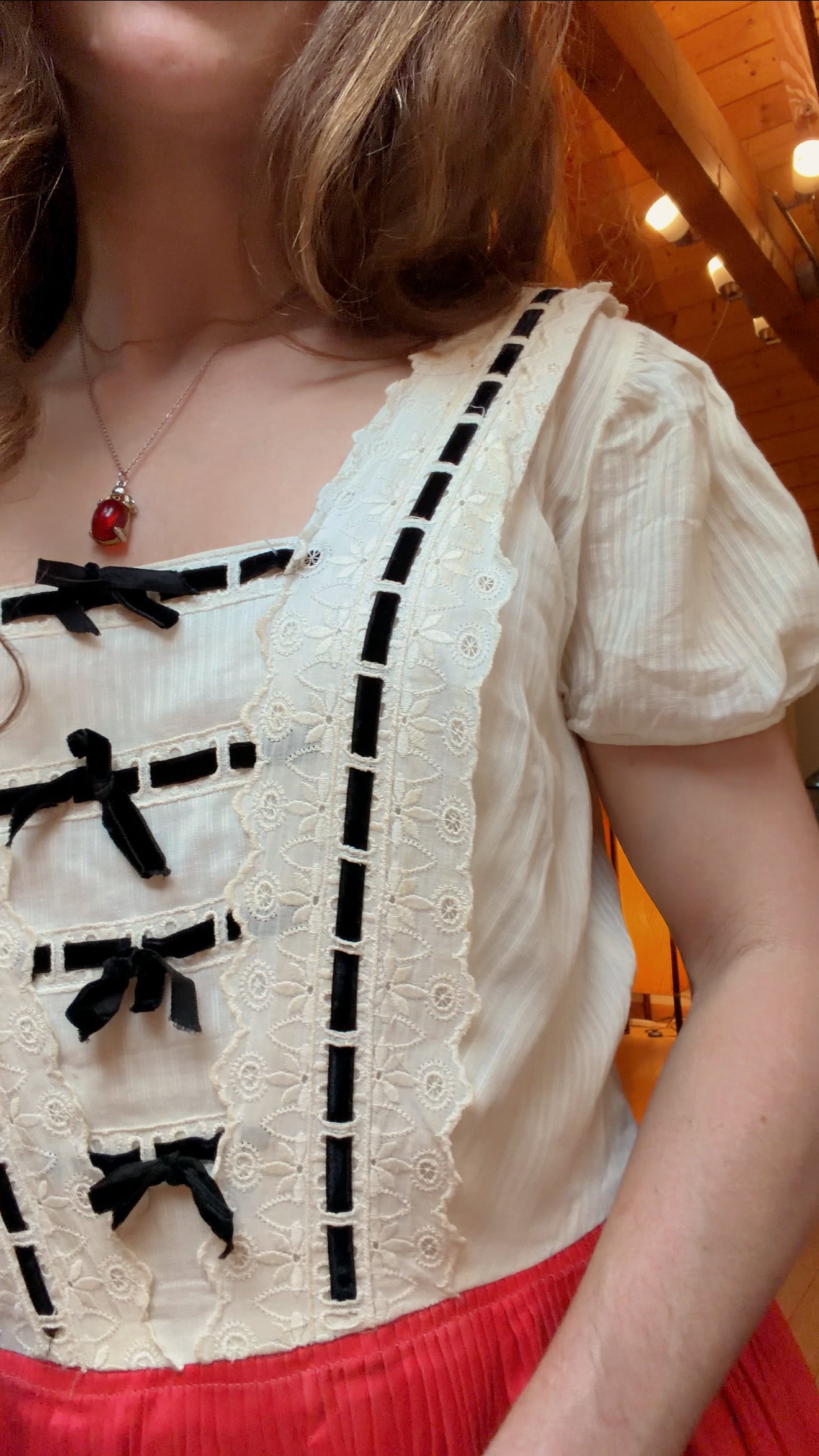 Rare antique holiday dress