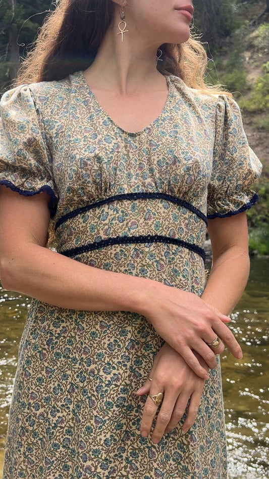 1970’s rare floral maxi