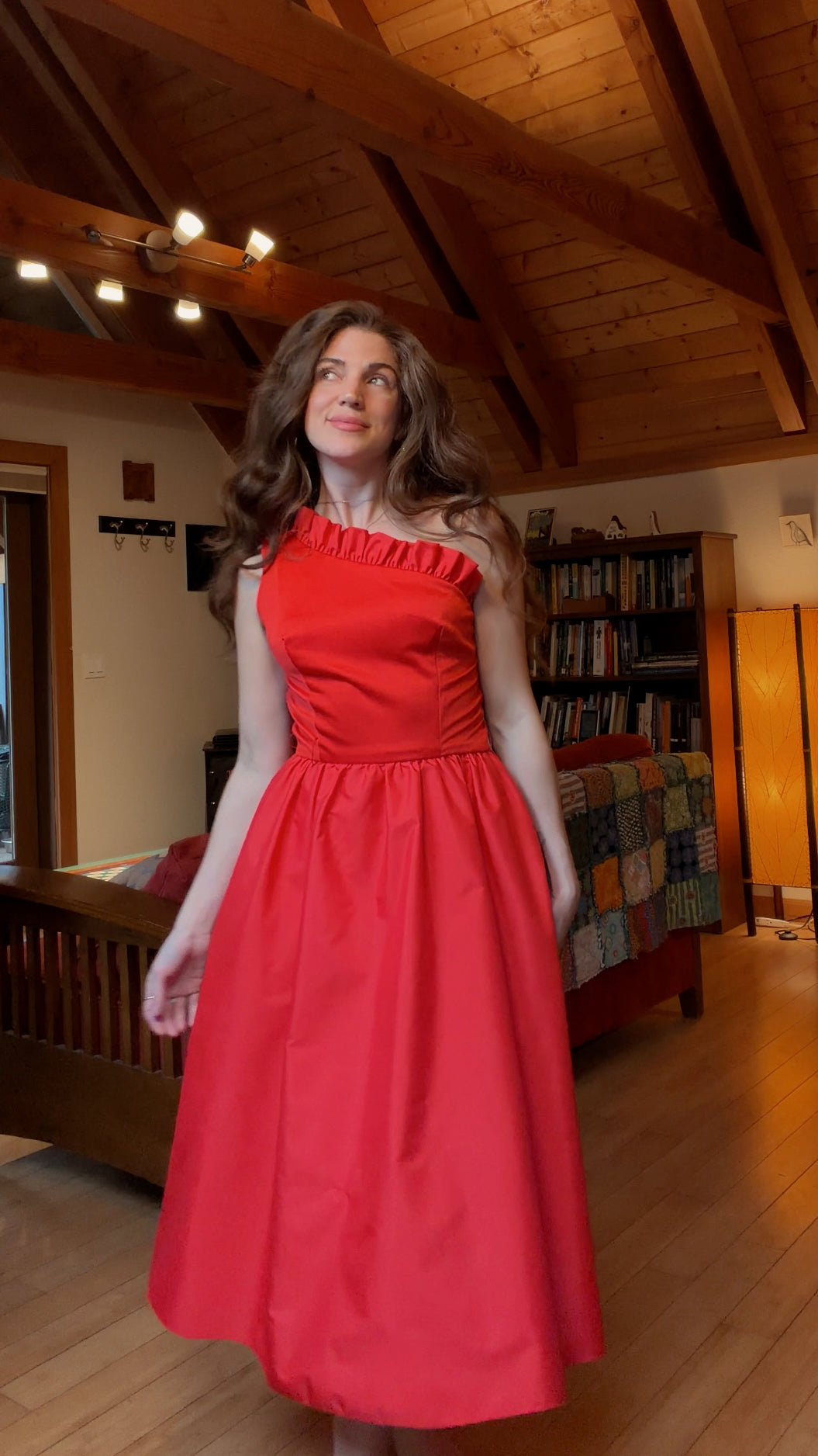 80s couture holiday cocktail dress