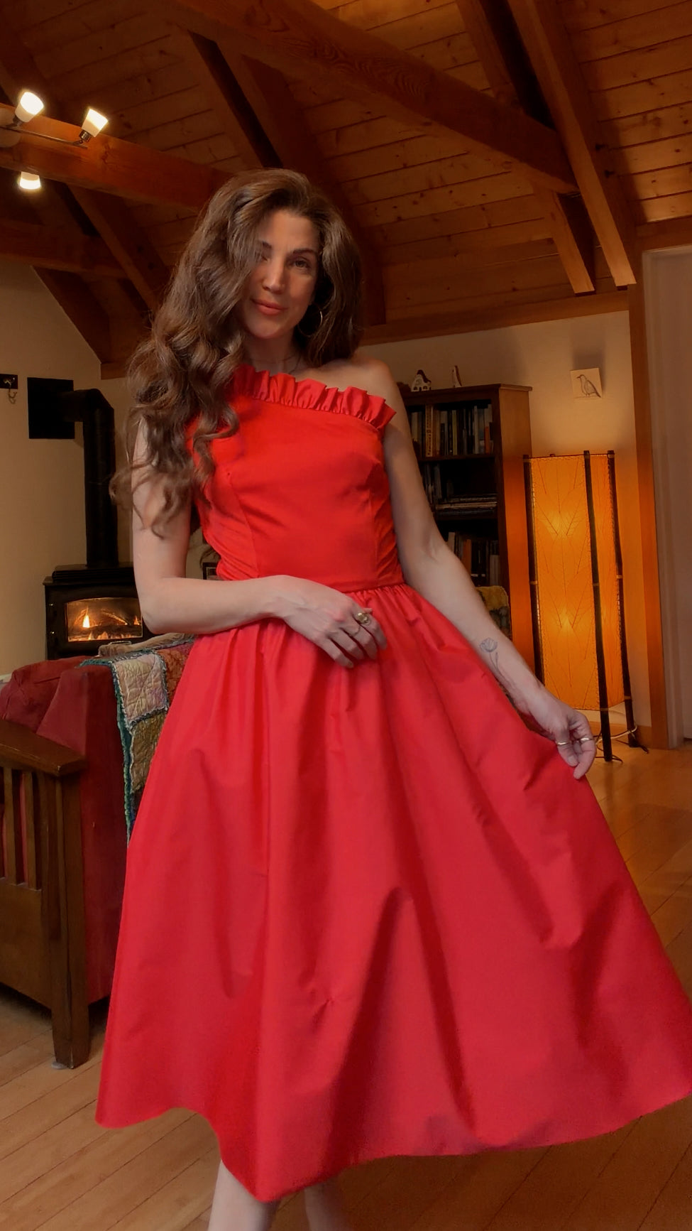 80s couture holiday cocktail dress