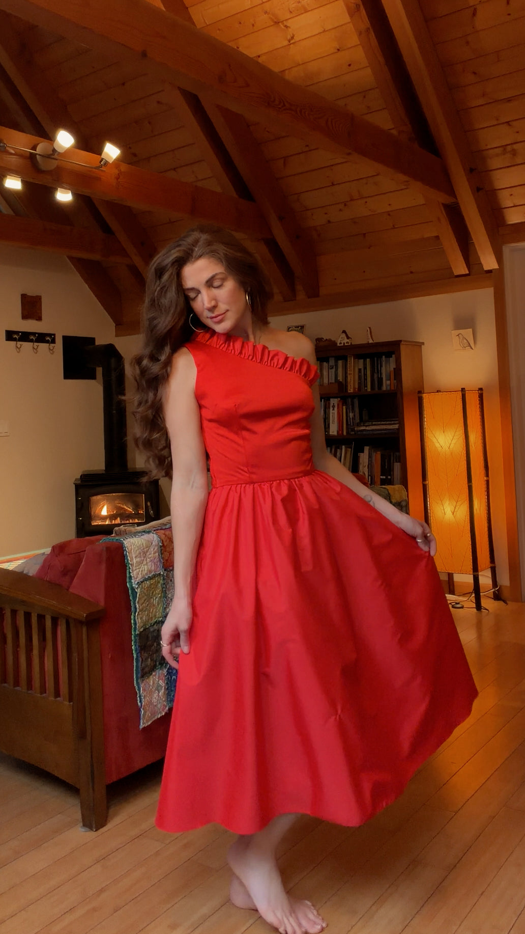 80s couture holiday cocktail dress