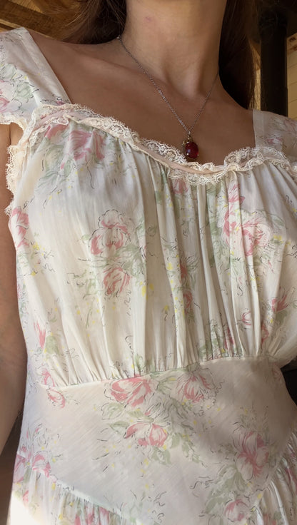 Rare vintage bias cut dress