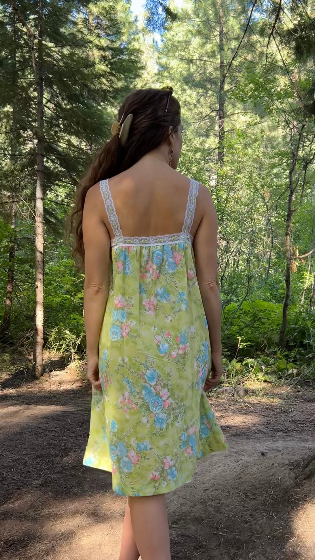 1970’s rare summer slip dress